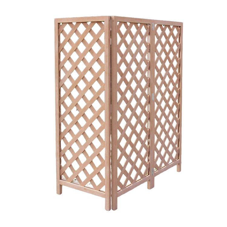 Folding Wood Lattice Screen