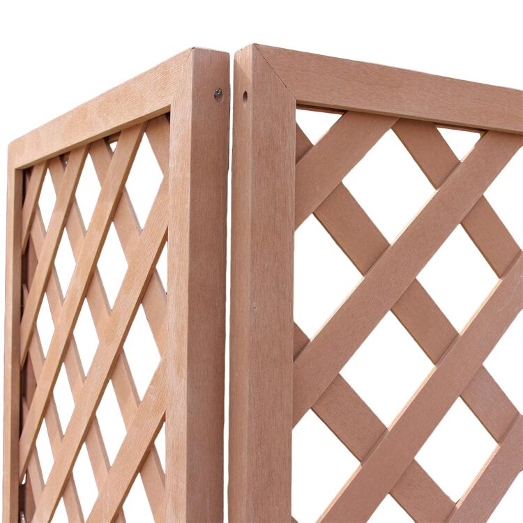 Folding Wood Lattice Screen