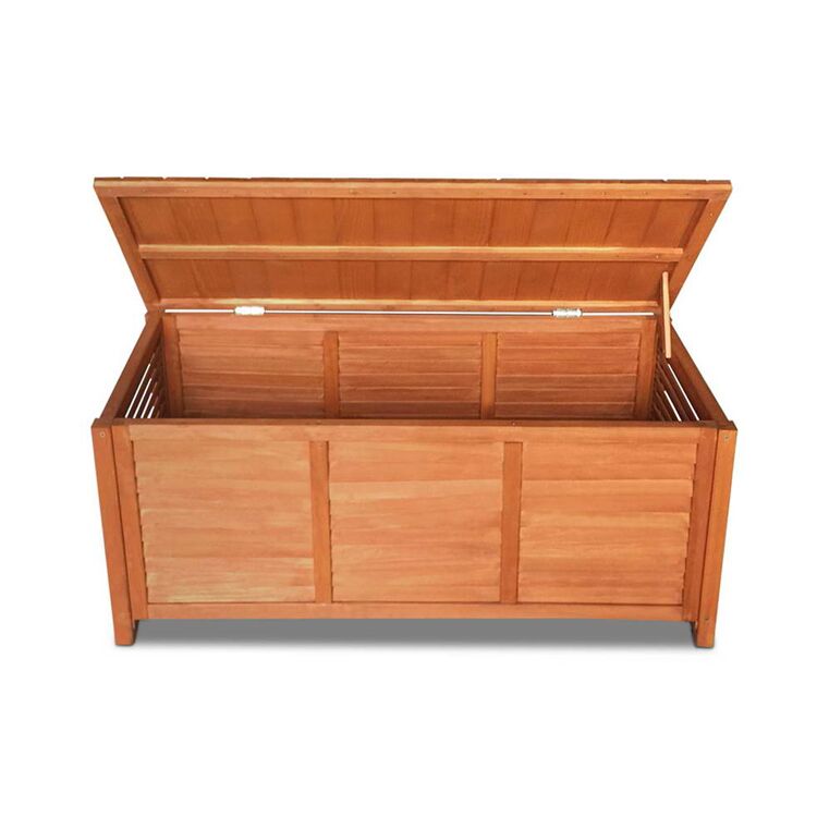 Outdoor Wooden Storage Bench Seat