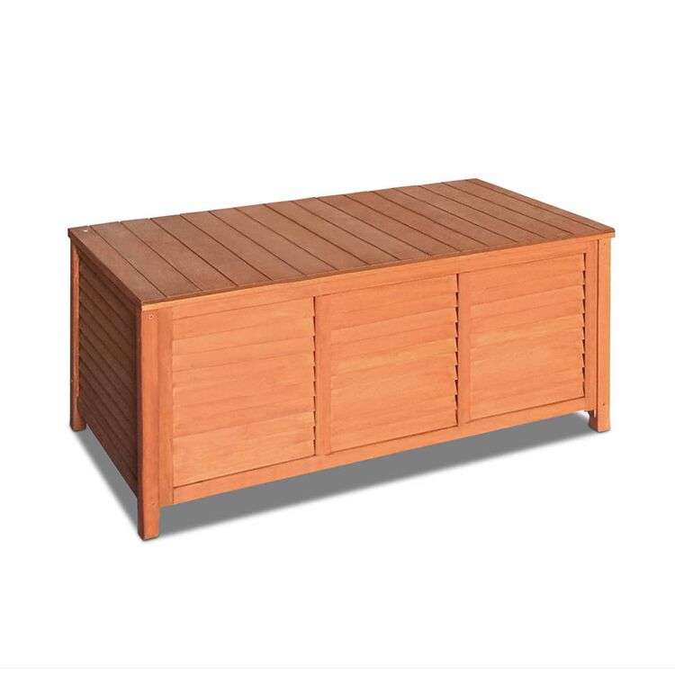 Outdoor Wooden Storage Bench Seat