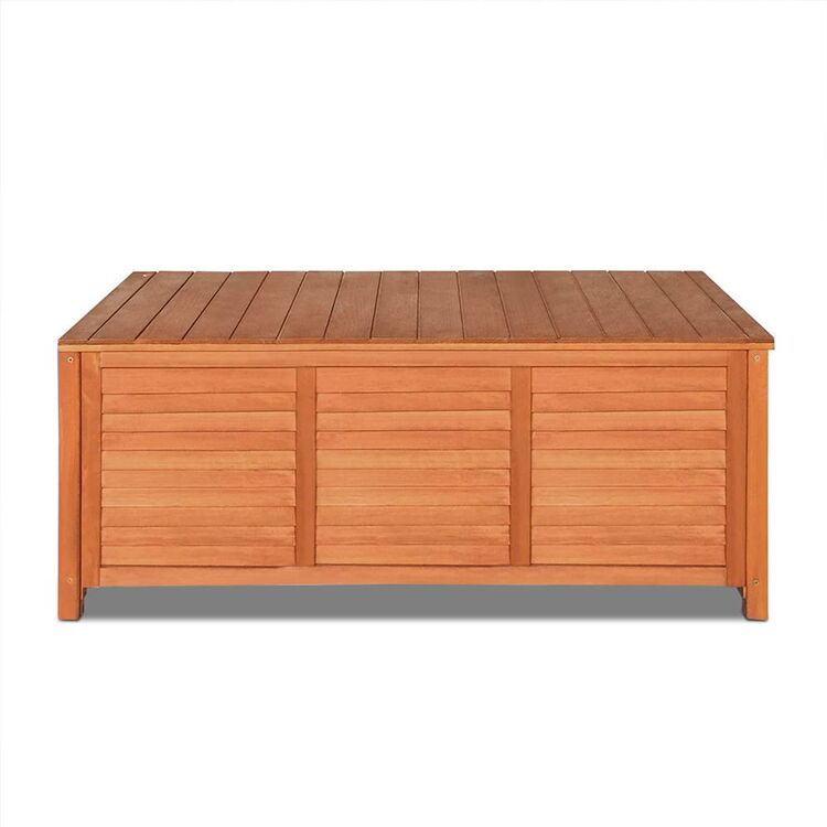 Outdoor Wooden Storage Bench Seat