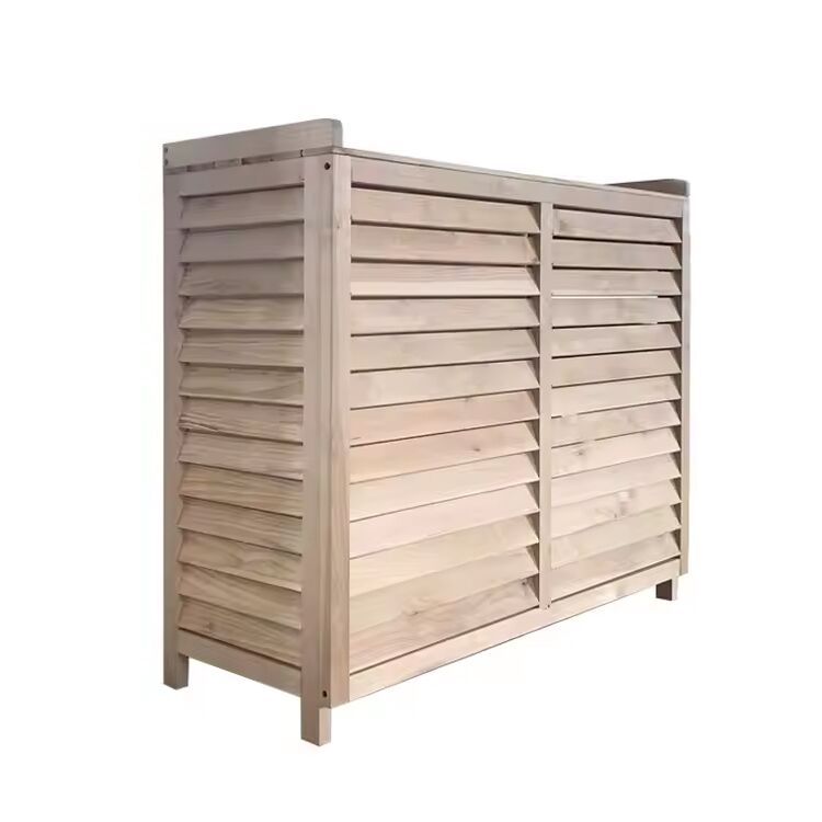 Wooden Air Conditioner Cover