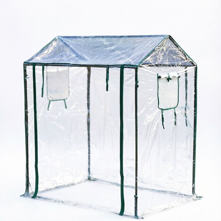 Portable Walk-In Garden Greenhouse with Roll-Up Zipper Door - Image 2