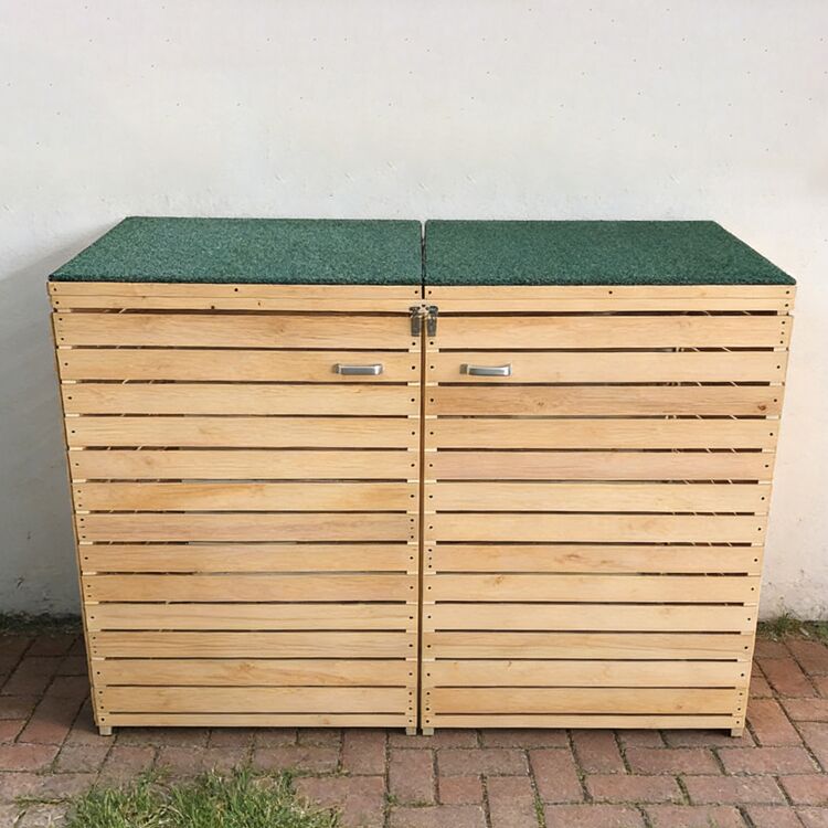 Wooden Bin Storage 171x128x85cm